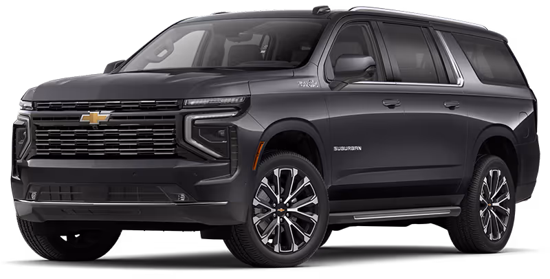 Black Chevrolet Suburban luxury SUV